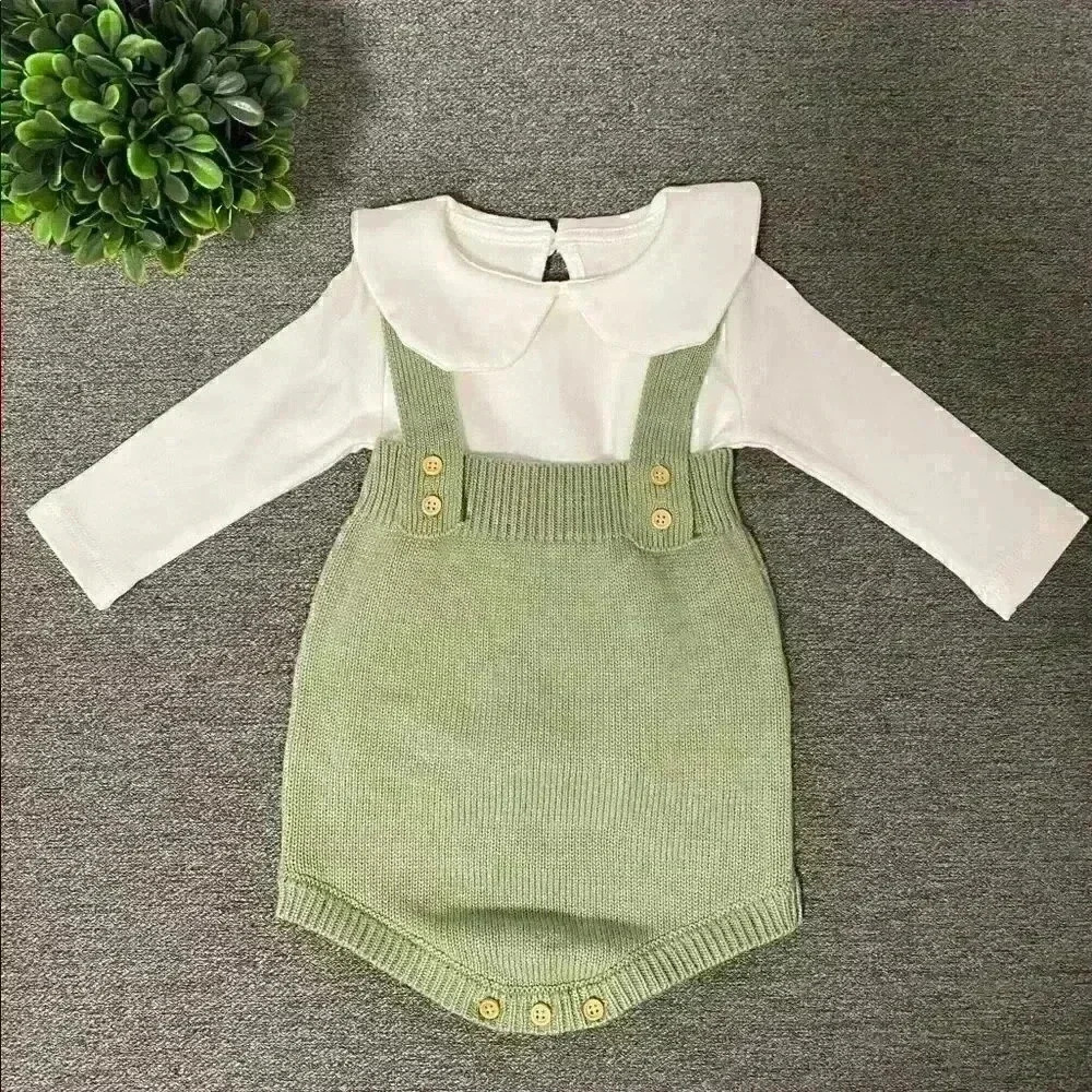 Baby Knitted Rompers/Overalls